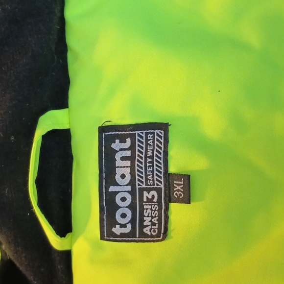 Toolant Hi Vis Jacket 3x - Picture 3 of 6